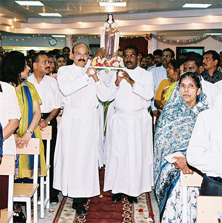 Dedication and Canonical Erection of St. Thrse Parish, Salmiya, Kuwait.