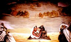 Fresco: Holy Family in the Desert